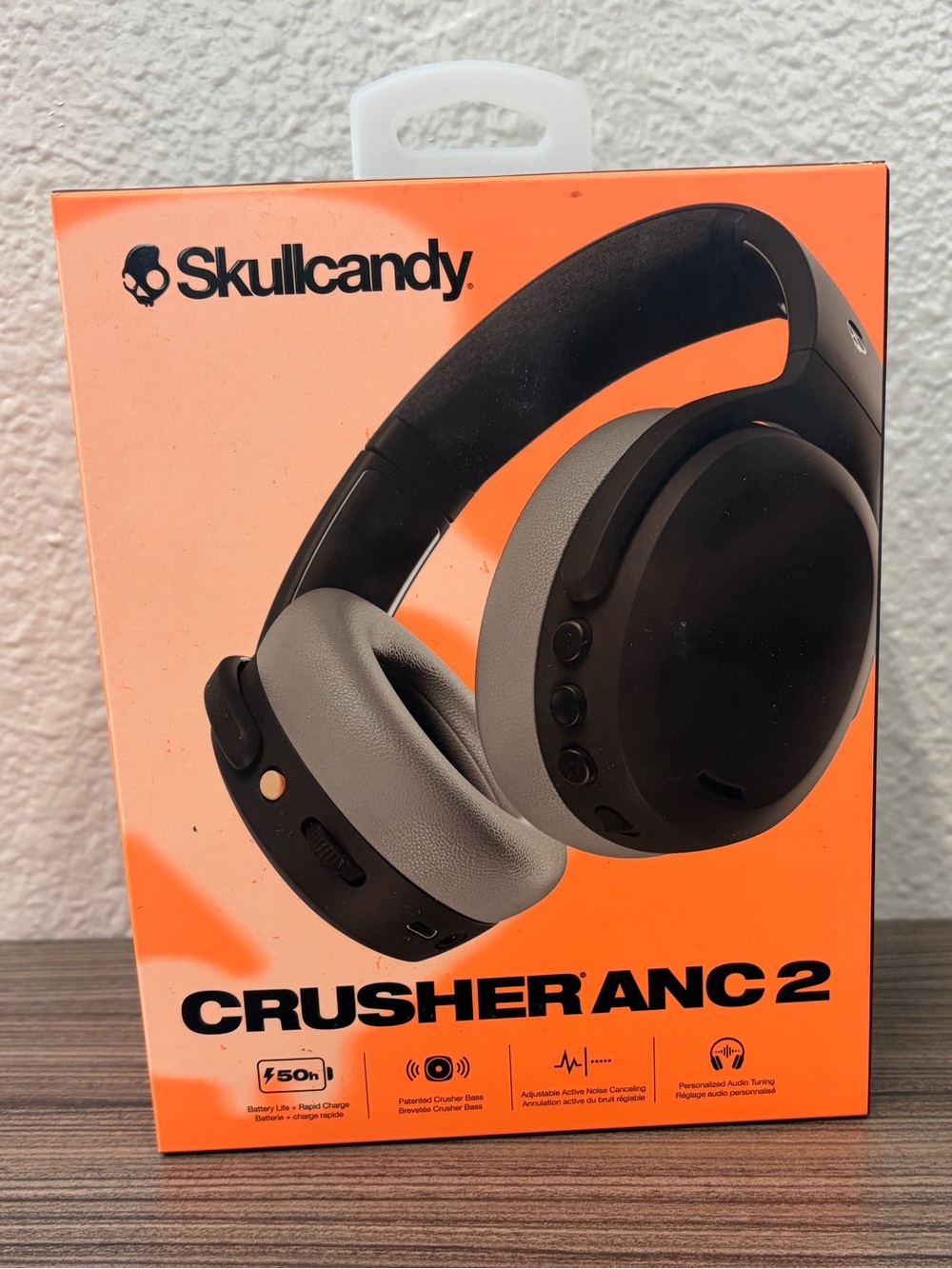 Skullcandy Crusher ANC 2 Headphones - Black & Gray